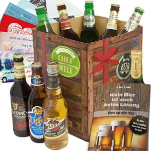 Caja de Cervezas Alemanas - Para el Mejor Jefe