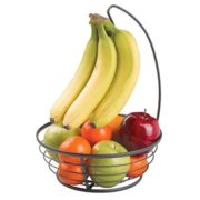 Cesta de Frutas con Gancho para Bananas